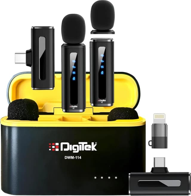 Digitek® (DWM 105) 2 in 1 Wireless Microphone